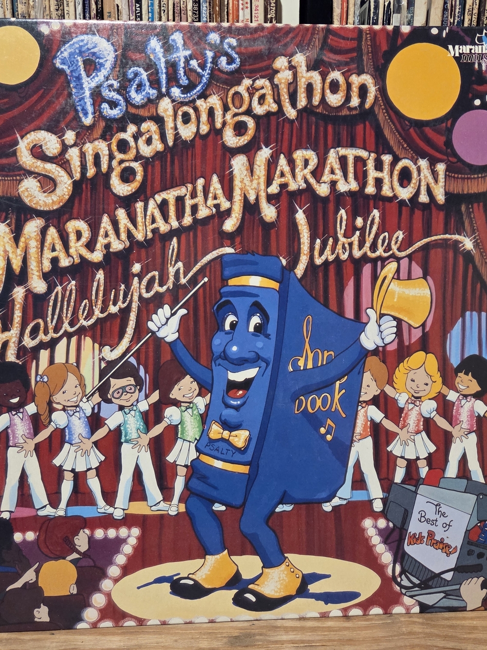 Psalty's Singalongathon Maranatha Jubilee Vinyl Album - vintage